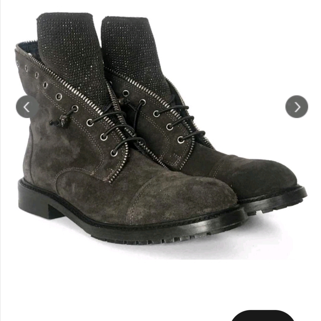 Vince Camuto Signature Black Lace-Up Boots
